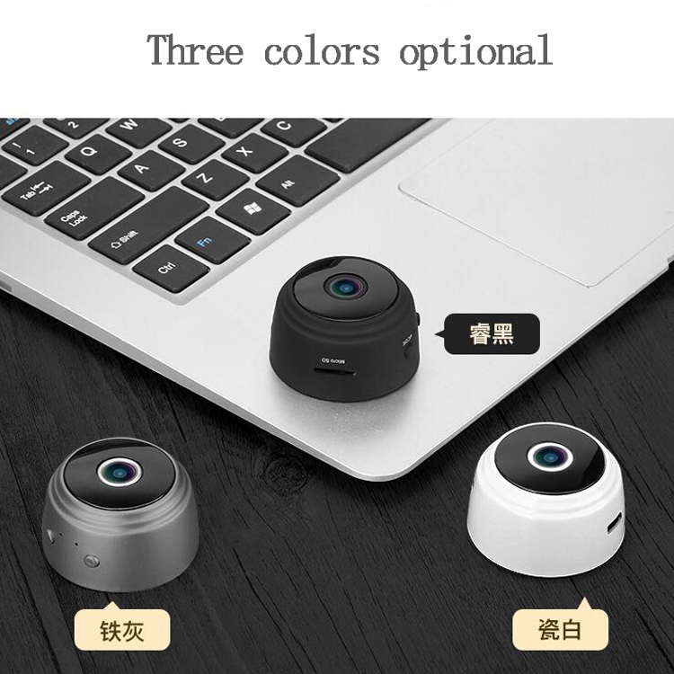 1080P portable wireless camera  surveillance 150 ° wide angle WiFi camera with magnet 